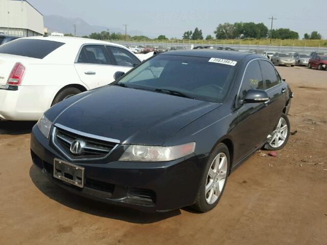 JH4CL96815C017707 - 2005 ACURA TSX BLACK photo 2