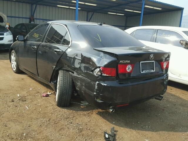 JH4CL96815C017707 - 2005 ACURA TSX BLACK photo 3