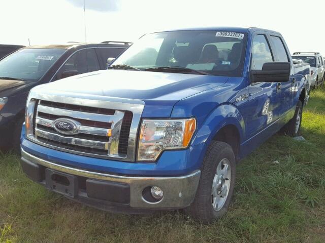 1FTEW1CM8CFC08301 - 2012 FORD F150 SUPER BLUE photo 2