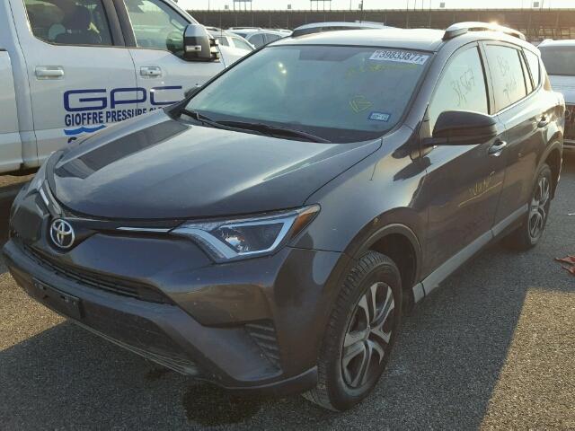 2T3ZFREV5GW256073 - 2016 TOYOTA RAV4 LE CHARCOAL photo 2