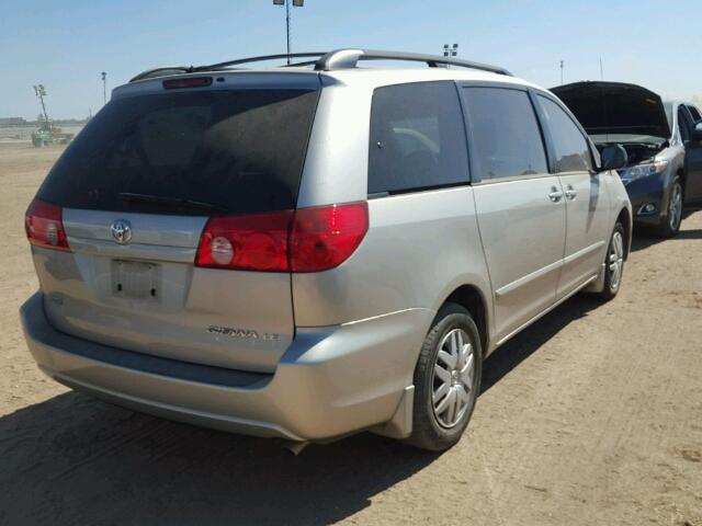 5TDKK4CC7AS342558 - 2010 TOYOTA SIENNA SILVER photo 4