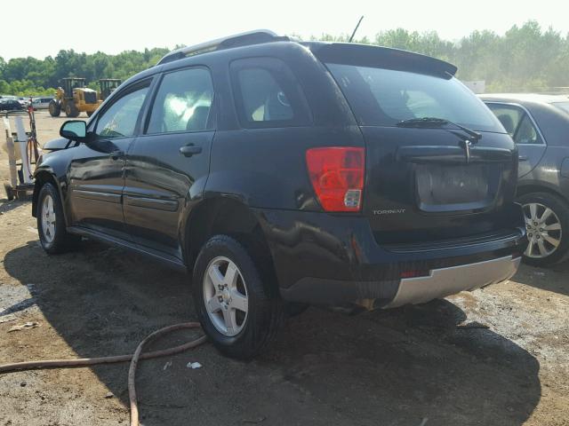 2CKDL63F976002674 - 2007 PONTIAC TORRENT BLACK photo 3