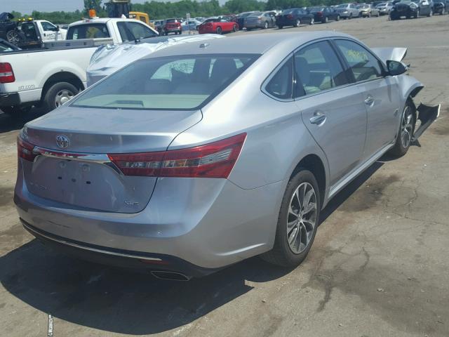 4T1BK1EB3JU268047 - 2018 TOYOTA AVALON XLE SILVER photo 4