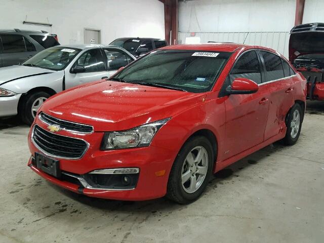 1G1PE5SB1G7199226 - 2016 CHEVROLET CRUZE LIMI RED photo 2