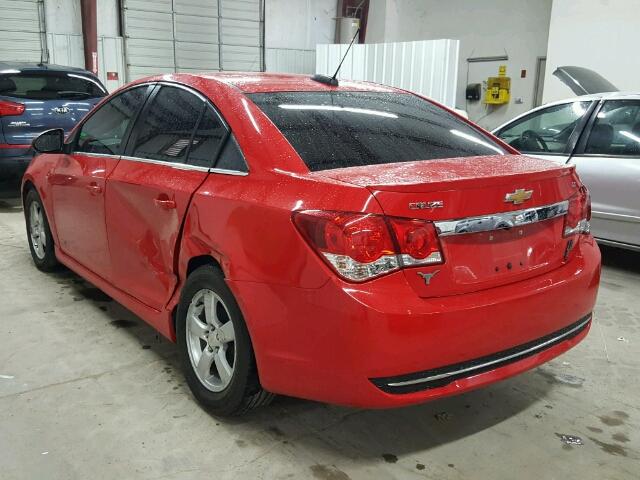 1G1PE5SB1G7199226 - 2016 CHEVROLET CRUZE LIMI RED photo 3