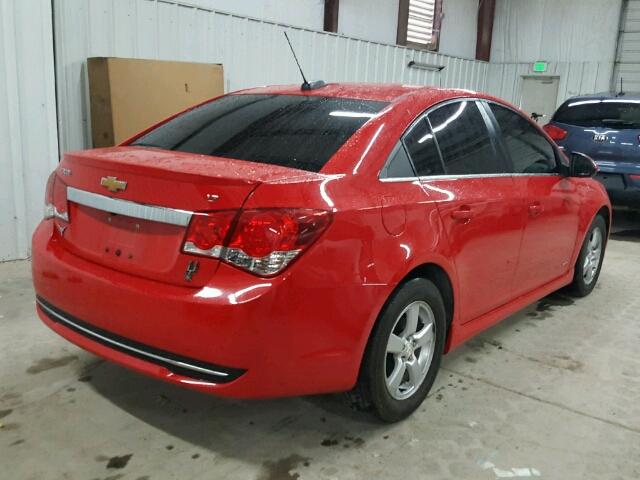 1G1PE5SB1G7199226 - 2016 CHEVROLET CRUZE LIMI RED photo 4