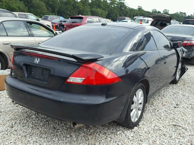 1HGCM82626A007778 - 2006 HONDA ACCORD BLACK photo 4