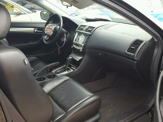 1HGCM82626A007778 - 2006 HONDA ACCORD BLACK photo 5