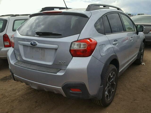 JF2GPACC0E9215646 - 2014 SUBARU XV CROSSTR SILVER photo 4