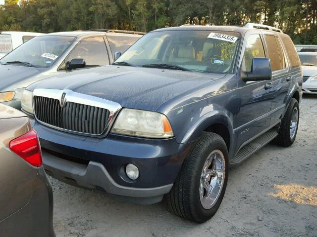 5LMEU68H33ZJ20486 - 2003 LINCOLN AVIATOR BLUE photo 2