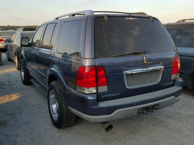 5LMEU68H33ZJ20486 - 2003 LINCOLN AVIATOR BLUE photo 3