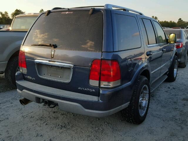 5LMEU68H33ZJ20486 - 2003 LINCOLN AVIATOR BLUE photo 4