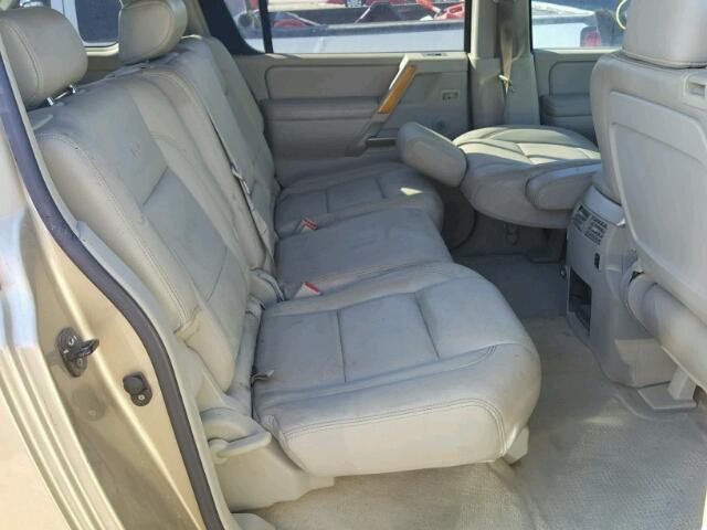 5N3AA08A54N812629 - 2004 INFINITI QX56 TAN photo 6