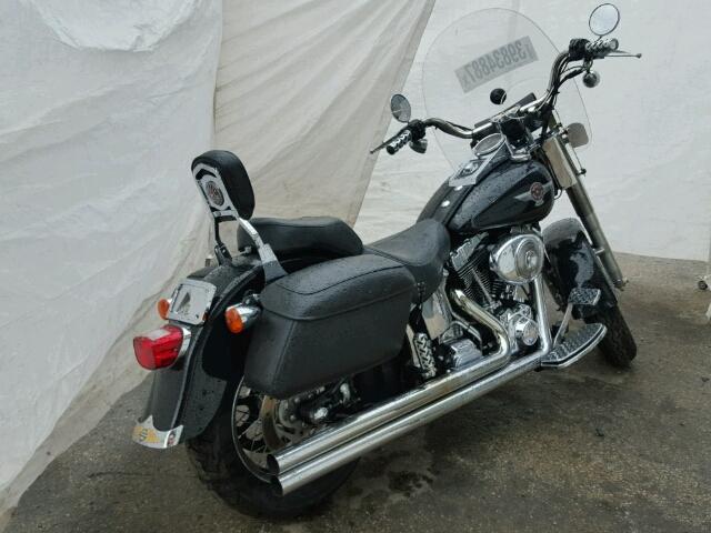 1HD1BXB106Y074508 - 2006 HARLEY-DAVIDSON FLSTFI BLACK photo 4