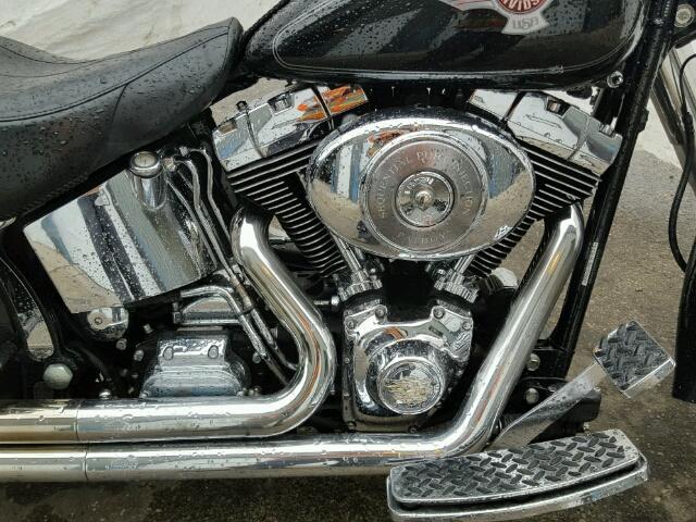 1HD1BXB106Y074508 - 2006 HARLEY-DAVIDSON FLSTFI BLACK photo 7