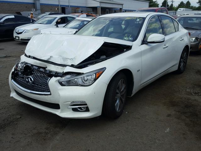 JN1EV7AP4HM737902 - 2017 INFINITI Q50 PREMIU WHITE photo 2