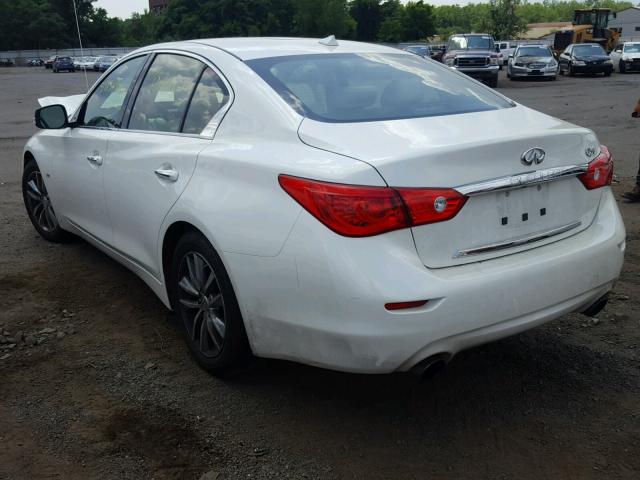 JN1EV7AP4HM737902 - 2017 INFINITI Q50 PREMIU WHITE photo 3