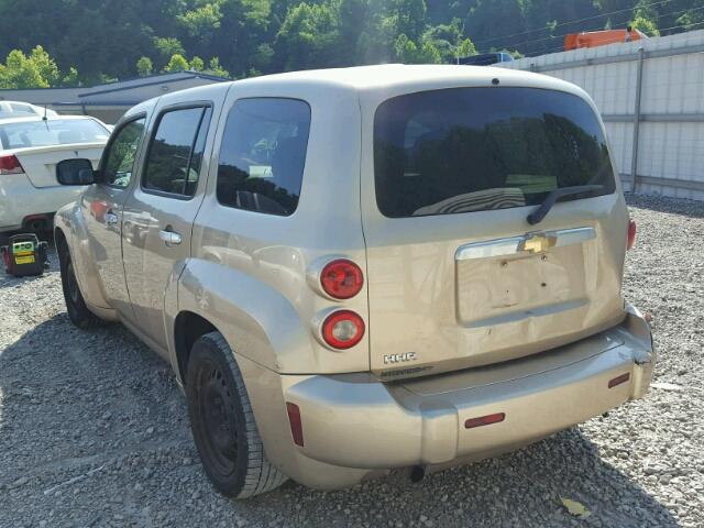 3GNDA13D07S607139 - 2007 CHEVROLET HHR LS Qızıl foto 3