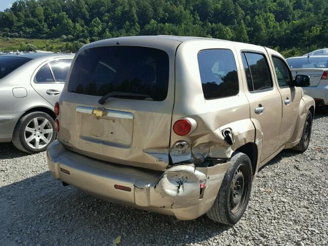 3GNDA13D07S607139 - 2007 CHEVROLET HHR LS Qızıl foto 4