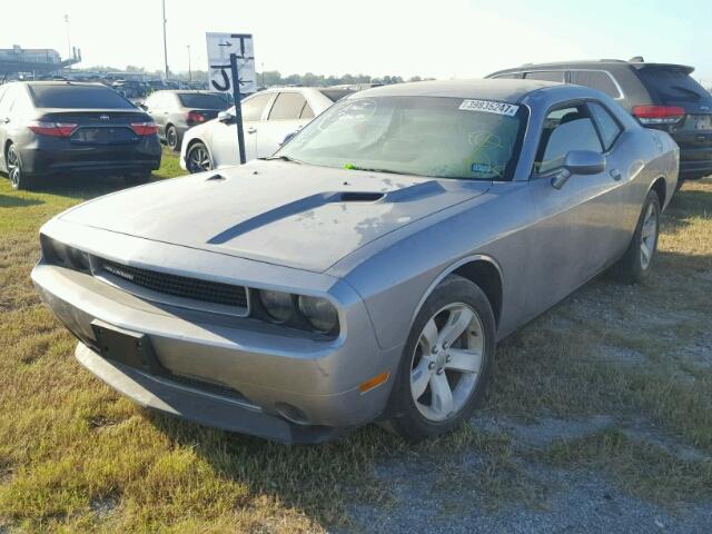 2C3CDYAG4EH313491 - 2014 DODGE CHALLENGER SILVER photo 2