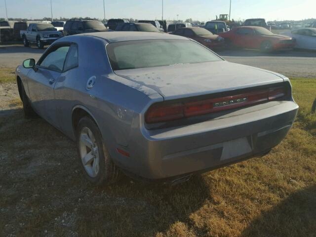 2C3CDYAG4EH313491 - 2014 DODGE CHALLENGER SILVER photo 3