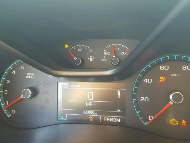 1GCGSCE38G1201338 - 2016 CHEVROLET COLORADO L BLACK photo 8