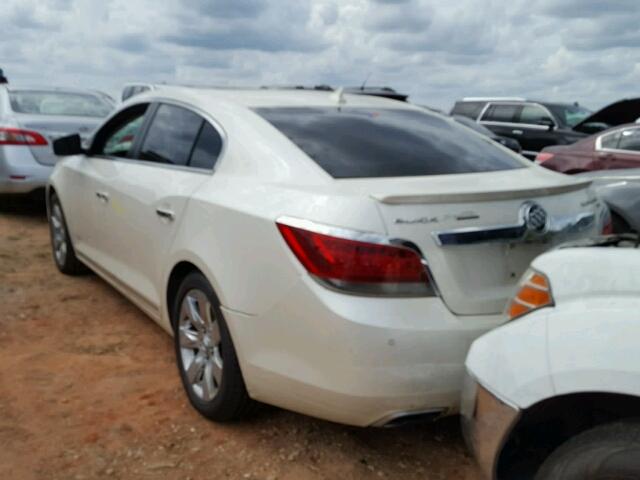 1G4GE5GD7BF319249 - 2011 BUICK LACROSSE WHITE photo 3