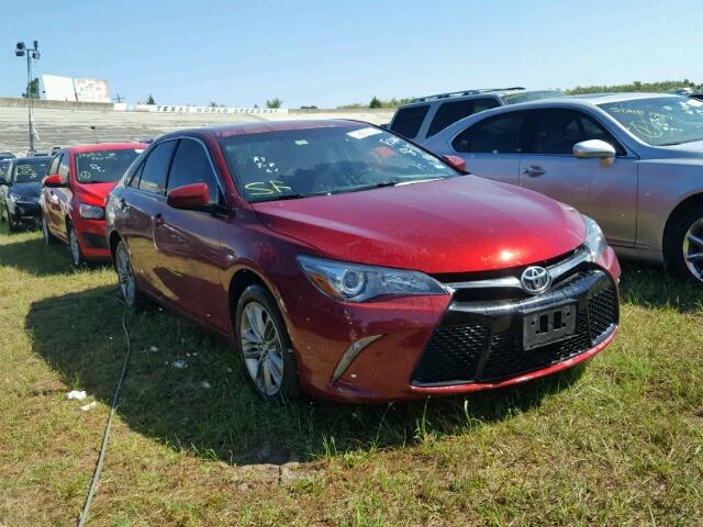 4T1BF1FK2GU614505 - 2016 TOYOTA CAMRY RED photo 1