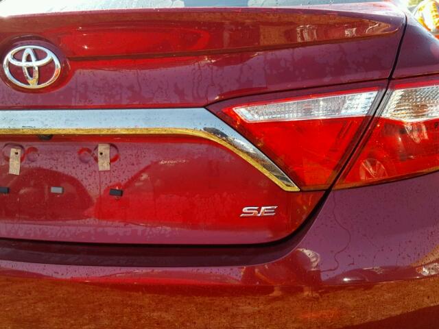 4T1BF1FK2GU614505 - 2016 TOYOTA CAMRY RED photo 9