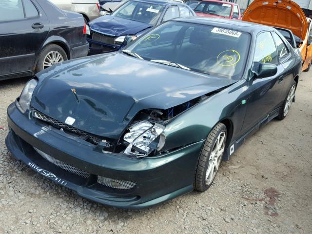 JHMBB6240XC004479 - 1999 HONDA PRELUDE GREEN photo 2