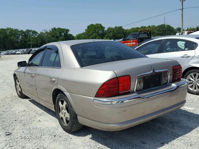 1LNHM86S6YY859486 - 2000 LINCOLN LS 米色 照片 3