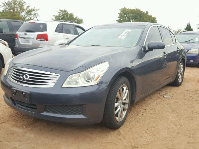 JNKBV61E88M213594 - 2008 INFINITI G35 BLUE photo 2