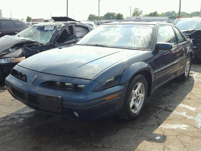 1G2WJ12M5TF234668 - 1996 PONTIAC GRAND PRIX TEAL photo 2