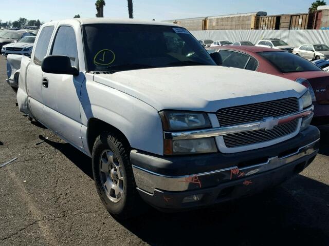 2GCEC19T451368483 - 2005 CHEVROLET SILVERADO WHITE photo 1