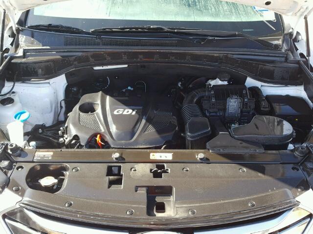 5XYZT3LB5FG284130 - 2015 HYUNDAI SANTA FE S 白色 照片 7