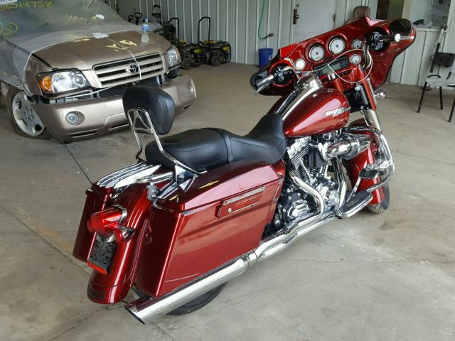 1HD1KB4169Y692517 - 2009 HARLEY-DAVIDSON FLHX RED photo 4