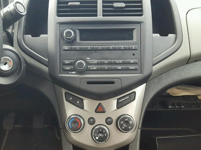 1G1JB5SH1C4198799 - 2012 CHEVROLET SONIC LS RED photo 9