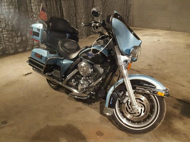 1HD1FC4187Y603943 - 2007 HARLEY-DAVIDSON FLHTCUI BLUE photo 1