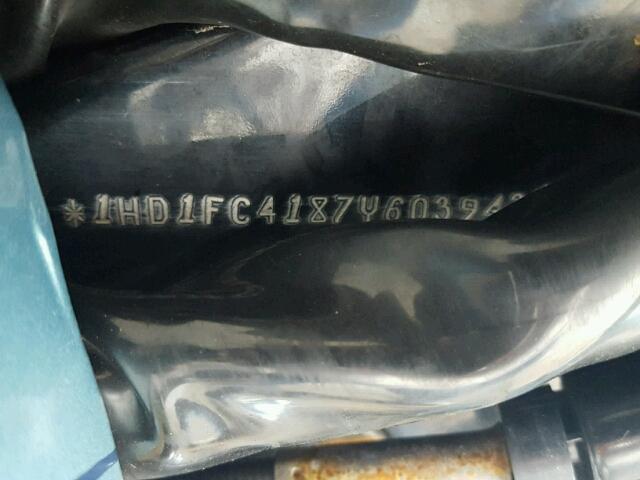 1HD1FC4187Y603943 - 2007 HARLEY-DAVIDSON FLHTCUI BLUE photo 10