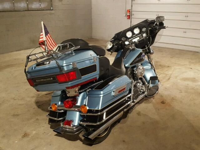 1HD1FC4187Y603943 - 2007 HARLEY-DAVIDSON FLHTCUI BLUE photo 4