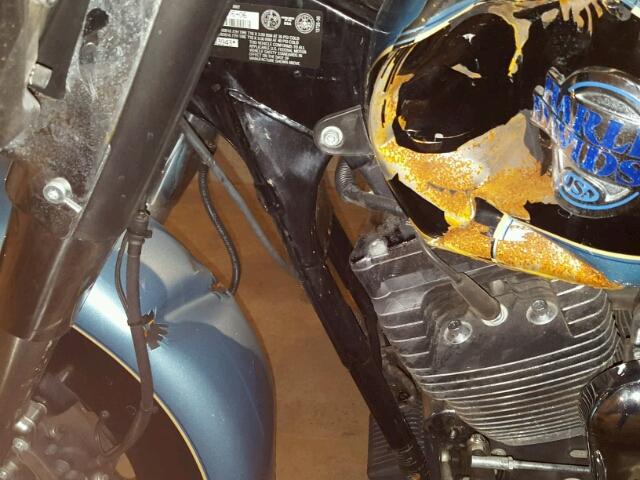 1HD1FC4187Y603943 - 2007 HARLEY-DAVIDSON FLHTCUI BLUE photo 9