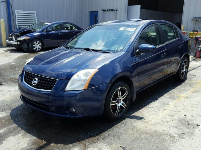 3N1AB61E58L661956 - 2008 NISSAN SENTRA 2.0 BLUE photo 2