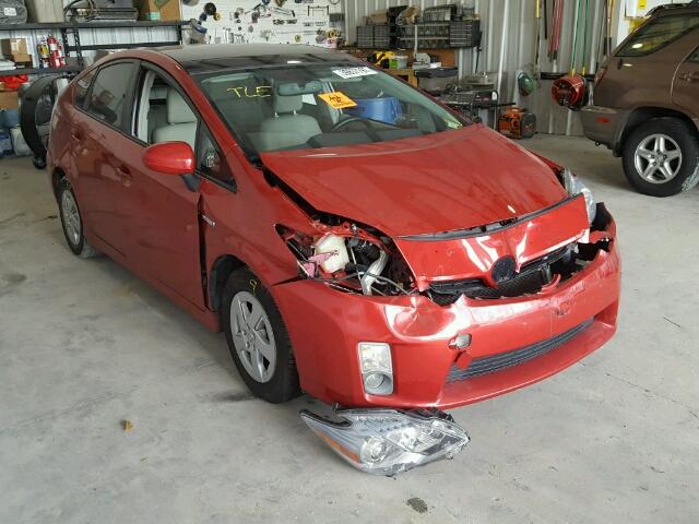 JTDKN3DU4B0318036 - 2011 TOYOTA PRIUS RED photo 1