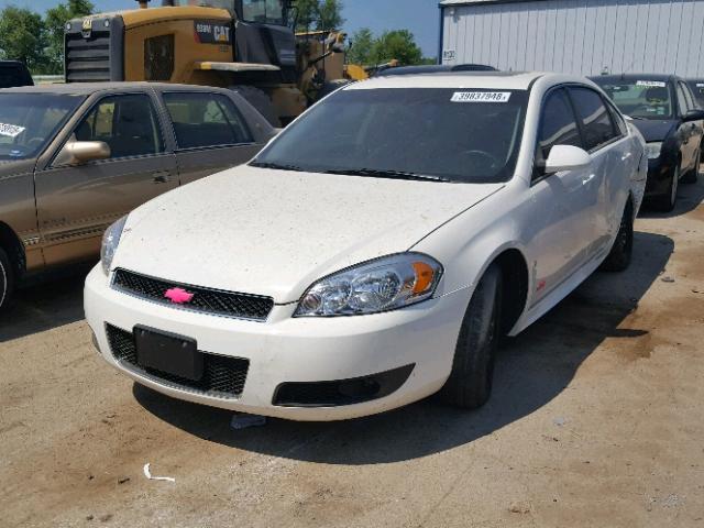 2G1WD57C091275485 - 2009 CHEVROLET IMPALA SS WHITE photo 2