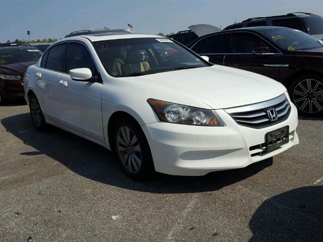 1HGCP2F85BA128587 - 2011 HONDA ACCORD EXL WHITE photo 1