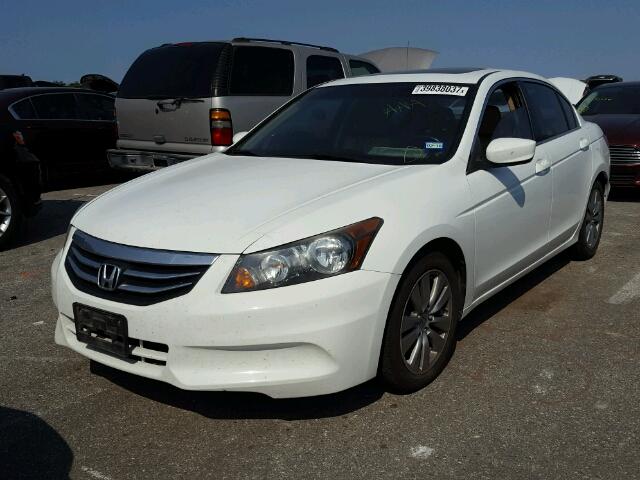 1HGCP2F85BA128587 - 2011 HONDA ACCORD EXL WHITE photo 2