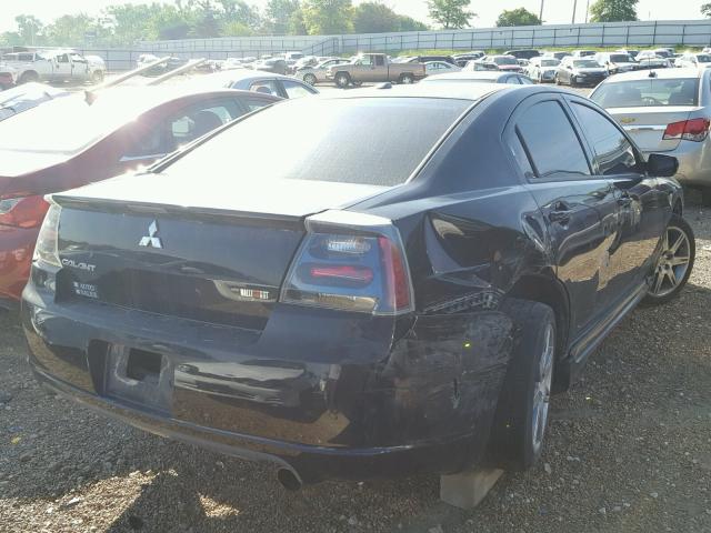 4A3AB76T27E034119 - 2007 MITSUBISHI GALANT RAL BLACK photo 4