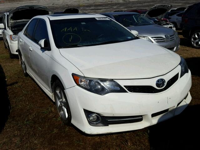 4T1BF1FK9CU566091 - 2012 TOYOTA CAMRY WHITE photo 1