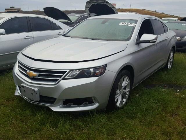 1G1125S33EU159302 - 2014 CHEVROLET IMPALA SILVER photo 2