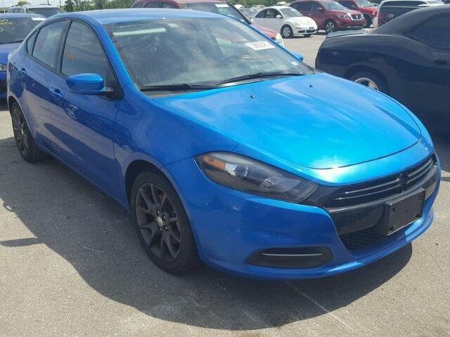 1C3CDFAA1GD624652 - 2016 DODGE DART SE BLUE photo 1